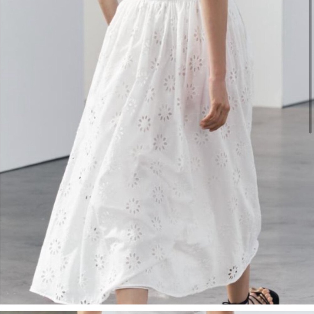 ZARA MIDI SKIRT 💘 - Picture 4 of 8